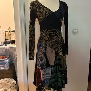 Desigual funky abstract dress